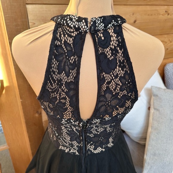 Speechless Black Whimsygoth Lace High Low Dress | Sheer Tulle Prom | Women’s S - Picture 10 of 14